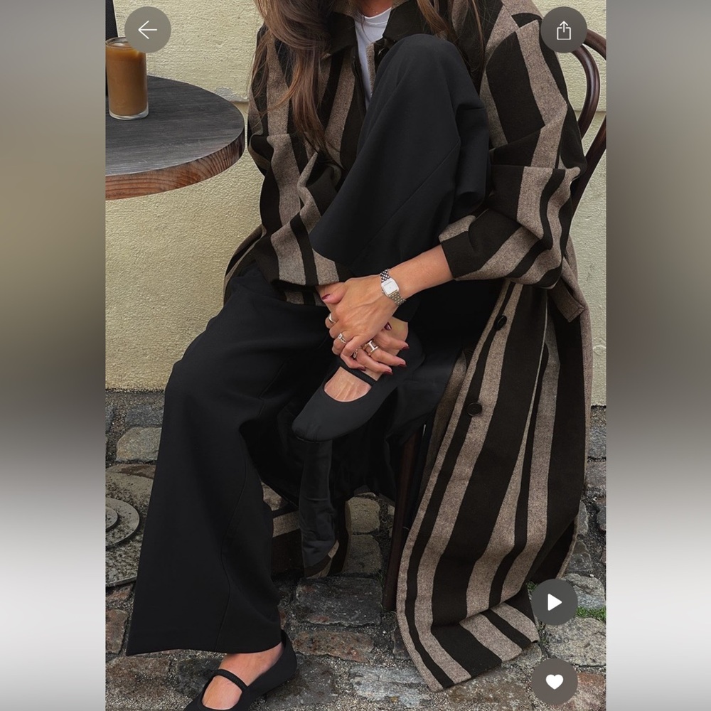NAK-D Striped Long Coat!